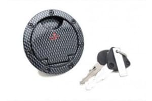 STREETPARTS24 Tankdeckel Carbon mit Schloss - Passend für Yamaha Aerox, MBK Nitro - Abschließbar - Hochwertige Qualität