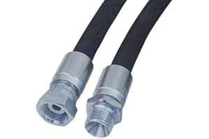 HYDROMOT Hydraulic hose 2SC, BSP, DN10 3/8 inch, IG/AG, adapted to your requirements, size 1200