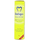 Dentogen Fast Toothache Pain Relief - Sugar Free Clove Oil Gel 10g