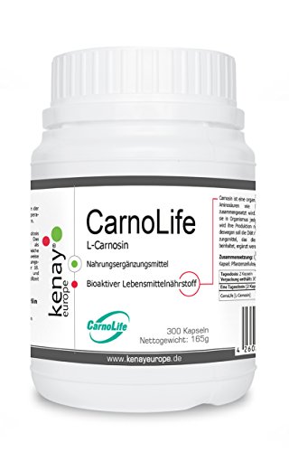 Preisvergleich Produktbild CarnoLife / L-Carnosin / 300 Kapseln / Kenay Europe