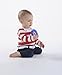 Dijjie Baby Girls' Robe Red Rot/Weiß/Blau
