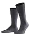 Produktbild FALKE Herren Airport Woll-/ Baumwoll Strümpfe Einfarbig Business Socken, Blickdicht, asphalt mel, 39-40