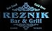 Produktbild u37405-b REZNIK Family Name Bar & Grill Home Brew Beer Neon Sign Barlicht Neonlicht Lichtwerbung