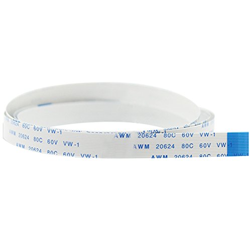 COM-FOUR® 2x Ersatz-Flexkabel, Flachkabel für Display, Kamera und andere Anwendungen, 0,5 Pitch, 50 cm + 100 cm (50cm+100cm – 2 Stück) (50cm+100cm – 2 Stück) - 3