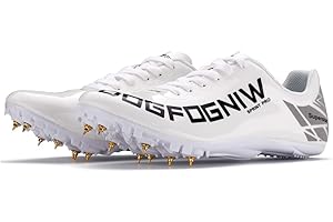 Adoff Unisex Spiked Sprint Leichtathletik-Laufschuhe rutschfeste Turnschuhe Sprint-Spikes Gittergewebe Sommer Atmungsaktiv und bequem