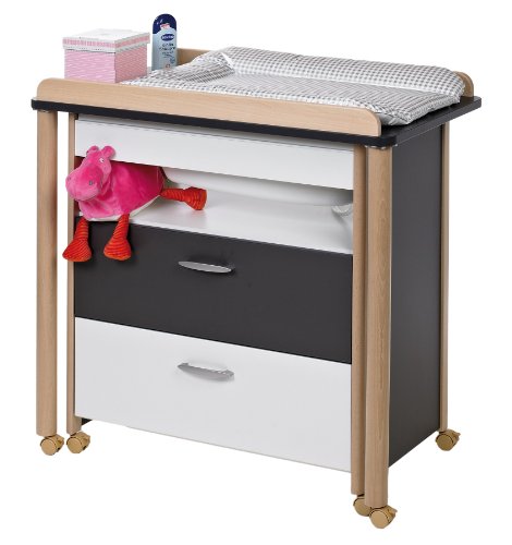 Geuther Ella Changing Table (Grey/ White/ Natural)