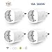 Produktbild Smart Steckdose WLAN Alexa 4 Pack,cDream Intelligente Steckdose Wifi Stecker Kompatibel mit Alexa,Google Assist,IFTTT mit Energieverbrauch Monitor Unterstützt 2.4GHz,16A-3680W