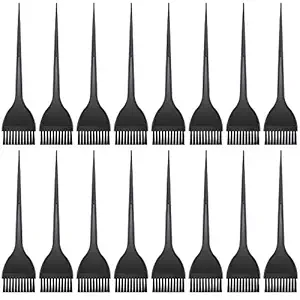 Hulless 16 Pcs Hair Dye Brushes Color Tint Applicator for Salon Use Home DIY Dyeing, Black