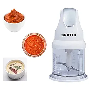 DRIFFIN Vegetable chopper Electric for Kitchen chopping, Beating, Whipping, Electrical Onion Cutter, 300+ Watt