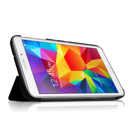 Fintie Samsung Galaxy Tab 4 7.0 Hülle Case – Ultra Schlank Schutzhülle Superleicht Ständer Smart Shell Tasche Etui Cover Für Samsung Galaxy Tab 4 7.0 (7 Zoll) T230 T235 Tablet, Schwarz - 4