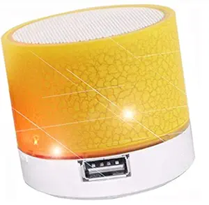 Gradeo S_10 Wireless Multimedia Bluetooth Speaker with LED Lights | SD Card Slot for All Smartphone Device (Random Colour)