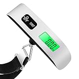 Digitale Kofferwaage, Mixigoo Gepäckwaage Tragbare Hängewaage Handwaage...