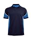 Produktbild Alexandra Wolfram stc-tn010ro-4 X L Herren Polo Shirt, Uni, Größe: 4 X Große, Royal/Weiß/Navy