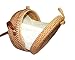 Produktbild Happy Lily Woven handgewebte Rund Rattan Tasche, Rund Damen Stroh Tasche, Rund Geldbörse, Kreis Tropical Beach Umhängetasche, mit Baumwolle Stoff Innen und Kreuz Schließe weiß White Lining