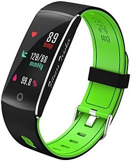 WEIJUNCHEN Bracelet Smart Watch Smart Bracelet Calories Burned Pedometers App Control Blood Pressure Measurement Generic Pulse Tracker Pedometer,Green