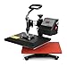 Produktbild ZauberLu 24X30CM Heißpresse Upgraded Multifunktions Hitzepresse mit Elektronische Zeitregelung und Temperaturüberwachung Automatisch Transferpresse Textilpresse für Platten Becher Schalen Hut T-Shirt (24X30cm)