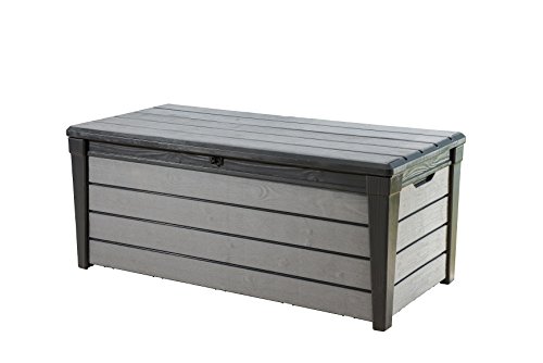 Keter 17202650 Brushwood Kissenbox, Anthrazit, 145 x 69.7 x 60.3 cm