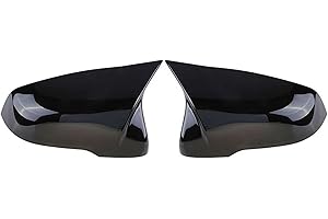 DIHAOBAIHUO Per BMW Serie 1 F40 2019-2021 Alloggiamento specchietto retrovisore Copertura specchietto retrovisore laterale Accessori per auto Tappi Copri Specchietto Retrovisore (Color : Glossy Black)