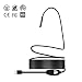 Produktbild THINKMIC Endoskopkamera WiFi Endoskop Kabelloses Inspektionskamera 1280P HD 2.0 Megapixel Halbsteife Kabel with Wasserdicht Boreskope Schlange Kamera für PC Smartphone - 5M (Schwarz)