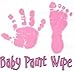 Baby Hand Print Footprint Paint Wipe Kit Pink
