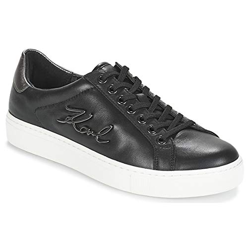 Preisvergleich Produktbild Karl Lagerfeld Kupsole Signia Leather Lace Damen Sneaker Schwarz