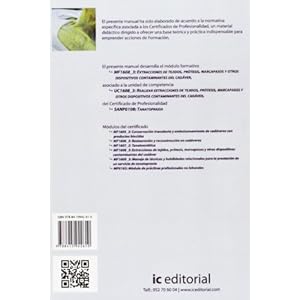 Extracciones de tejidos, prótesis, marcapasos y otros dispositivos contaminantes del cadáver. sanp0108 - tan