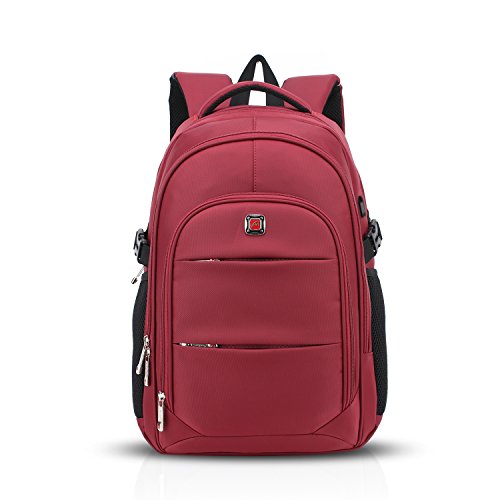 FANDARE Laptop Rucksäcke Geschäft Notebook Geeignet für bis zu 17 Zoll Damen Herren Schulrucksack für die Schule Daypack Wasserabweisend Reisen Outdoor Polyester