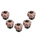 Produktbild PsmGoods® Europa-Art-Keramik-Kürbis-Weinlese-Tür-Fach-Knöpfe für Dresser Kitchen Cabinet Pulls Schrank Griffe Set von 5 (Rosa)