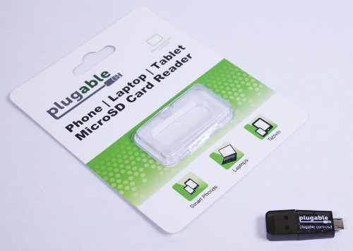 Plugable® USB-MicroSD-Kartenlesegerät für Handy, Laptop und Tabletcomputer (eingebaute Typ-A-USB- und Micro-B-OTG-Schnittstellen) - 5