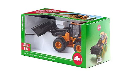 SIKU 3663, JCB 435S Agri Radlader, 1:32, Metall/Kunststoff, Orange, Frontladerwechselsystem - 7