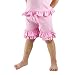 Wennikids Toddler Baby Girls Cotton Double Ruffle Shorts Pants 1-8t -  Black - 