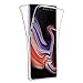 Produktbild VCOMP Hülle Cover Silikon Gel transparent Ultra- dünn 360° Schutz Integral vorne und hinten für Samsung Galaxy Note 9 6.4"/ Note9 Duos SM-N960F/ SM-N960U/ SM-N960F/DS - ÜBERSICHTLICH