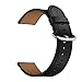 Produktbild Kompatibel für Huawei Watch GT, Stich-Muster, Ersatz-Leder-Uhrenarmband, verstellbares Handgelenkband, Schnellverschluss-Armband für Huawei Watch GT Damen Herren, schwarz, 22mm Band Length:about 210mm