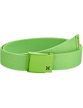 Hurley One & Only - Cintura da uomo, Verde (Neon Green/Black), Taglia unica