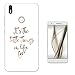 Produktbild 003421 - The little things I life quote Design BQ Aquaris X / X PRO 5.2" Fashion Trend Silikon Hülle Schutzhülle Schutzcase Gel Rubber Silicone Hülle