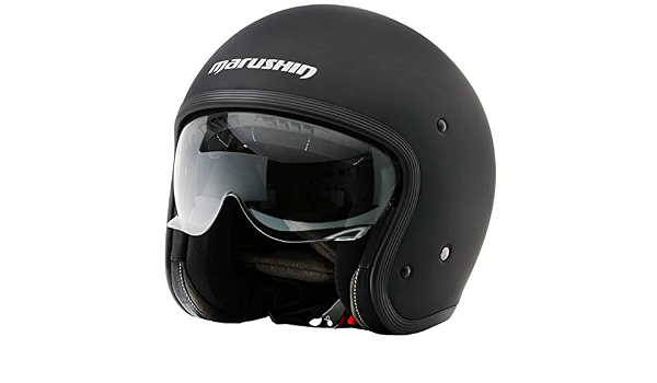 Marushin C-149 - Casco semi-integrale per moto, taglia S, colore: nero  opaco : Amazon.it: Auto e Moto