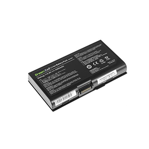 Green Cell® Standard Serie A32-M70 A42-M70 Laptop Akku für Asus F70 G71 G72 M70 M70V N70 N90 X71 X71A X71Q X71SL (8 Zellen 4400mAh 14.8V Schwarz) - 2