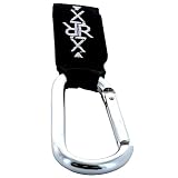 XiRRiX hochwertige Karabiner Kinderwagenhaken Stroller Hooks – Taschenhalter zum Befestigen am Kinderwagen/Buggy – 2 Stück – schwarz - 5