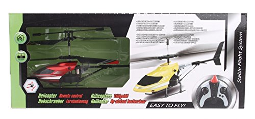 Preisvergleich Produktbild RC Hubschrauber rot Kunststoff 17 cm