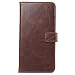 Produktbild LMAZWUFULM Hülle für Lenovo Moto Z /Moto X4 5,5 Zoll PU Leder Magnetverschluss Brieftasche Lederhülle Klassiker Retro Crazy Horse Muster im Bookstyle mit Stent-Funktion und Karten Slot Schutzhülle Ledertasche Flip Cover für Lenovo Moto Z /Moto X4 (5,5 Zoll) Braun