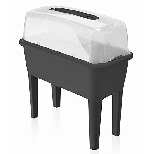 Zanvic Huerto Urbano con Invernadero, Antracita, 52 L, hu454