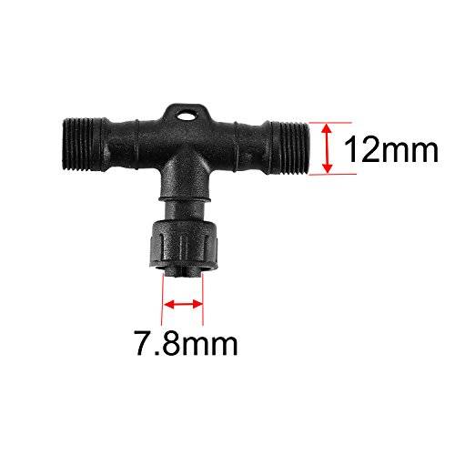 QACA T-Verbinder T-Verbindungskabel für LED Einbaustrahler Einbauleuchte Bodeneinbauleuchte wasserdicht IP67 - 3