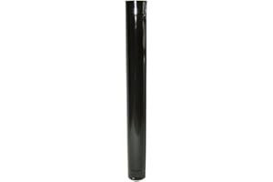 WOLFPACK LINEA PROFESIONAL Wolfpack 22011015 Tubo Estufa Vitrificado, Negro, 120mm