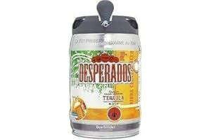 ASSOCU DESPERADOS Fût de biere Blonde Téquila - Compatible Beertender - 5 L
