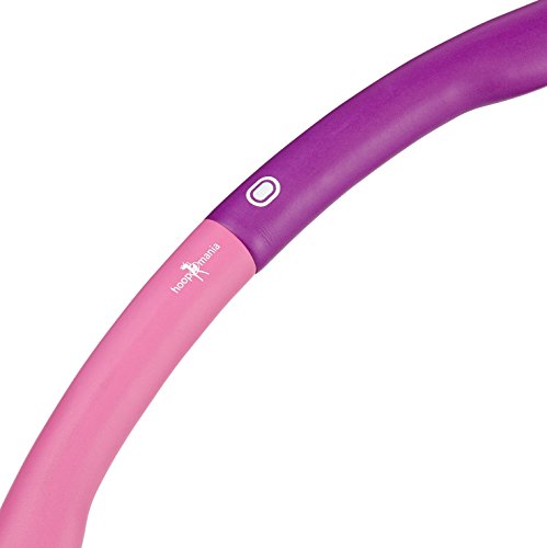 Hoopomania Hula Hoop Reifen mit Schaumstoff von 1,2 bis 2,0kg für schmerzempfindliche und Profis, milde Massage gegen blaue Flecken - 2
