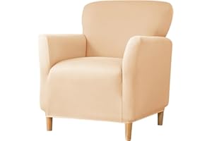 ELYSYSRL Funda de Sillón Chesterfield, Cubre Sofá de 1 Plaza Elásticas Lavable Universal Antideslizantes, Fundas Protector de Butaca Elegante para Dormitorio, Contador (Color : #28)