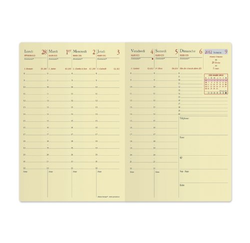 Download QUO VADIS Recharge (Sans Couverture) Agenda Affaires Prestige + Répert. FR 10 x 15 cm