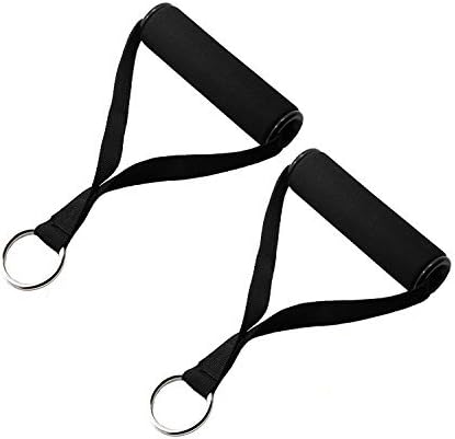 2pcs Doestyle Highest Quality - Upgraded Handles with Solid ABS Cores, Grip Wide Design Resistant Ultra Heavy Duty Handles, Super Strong Nylon Webbing &amp; Heavy Gauge Welded O-rings by Doestyle