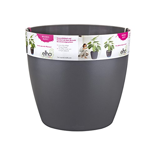 elho Brussels Rund Rollen All-in-One Blumentopf 35cm – Anthrazit - 5