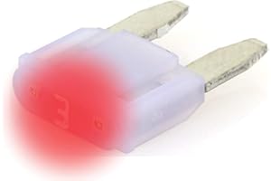 KFZ-AUTOTEILE EXPRESS LED-Status Mini KFZ Auto Sicherungen Flachsicherungen, TFNL0, Set, 3A 5A 7,5A 10A 15A 20A 25A 30A, Stromstärke:03A Ampere